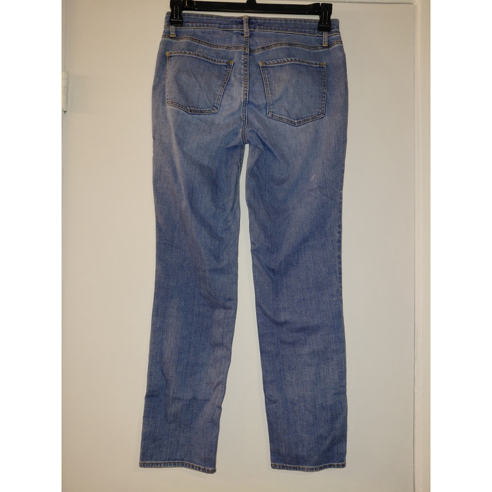 Talbots Flawless 5-Pocket Jeans Size 2 Slim Ankle Mid Rise Medium Wash Denim EUC - Picture 2 of 5